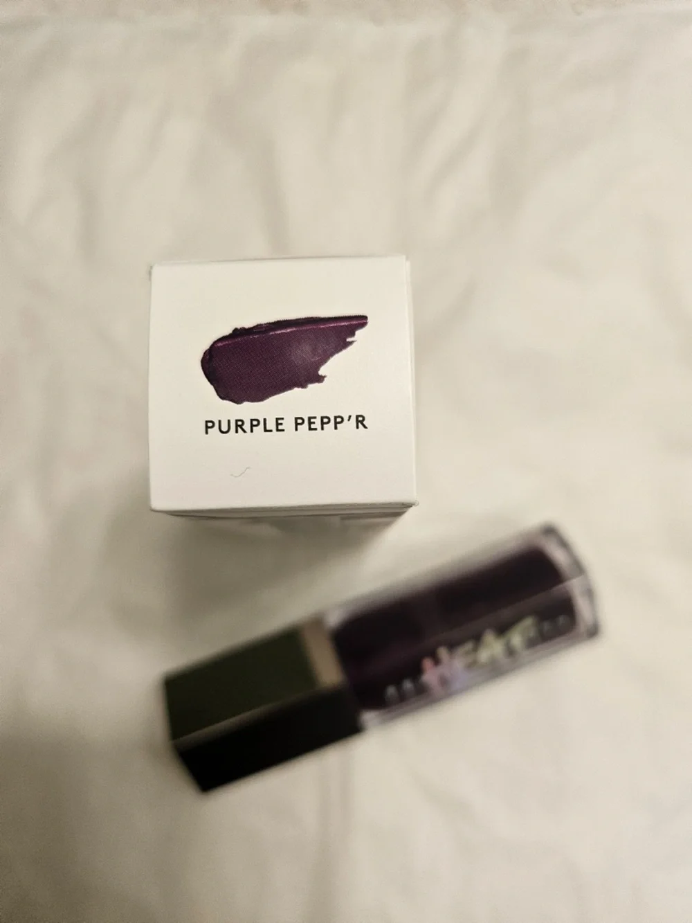 FENTY BEAUTY Gloss Bomb Heat Lip Luminizer in L.E. Purple Pepp’r - .30 oz NIB